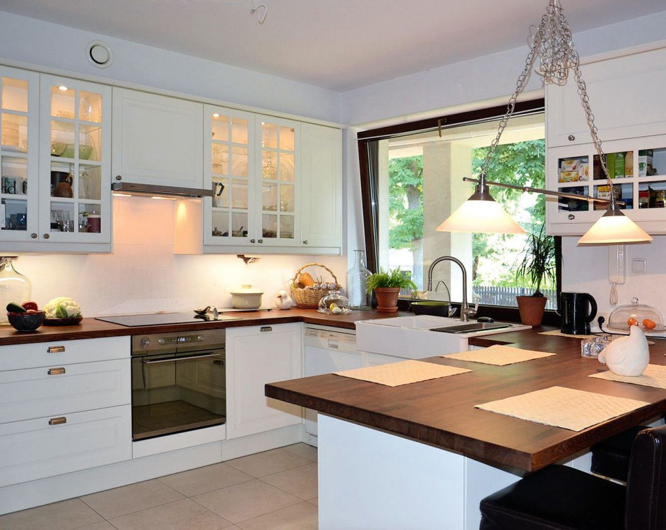 Kuchnię urządzono meblami ze znanej szwedzkiej firmy