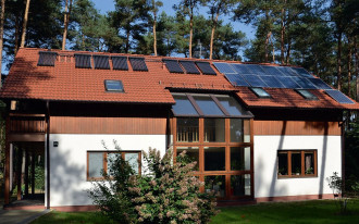 Dom z drewnianego prefabrykatu za 1 066 000 zł