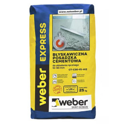Błyskawiczna posadzka cementowa Weber Saint-Gobain Express 25 kg