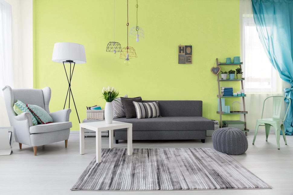 Barwa Wiosenna trawka z palety Jedynka Deco & Protect Zmywalna. fot. Tikkurila