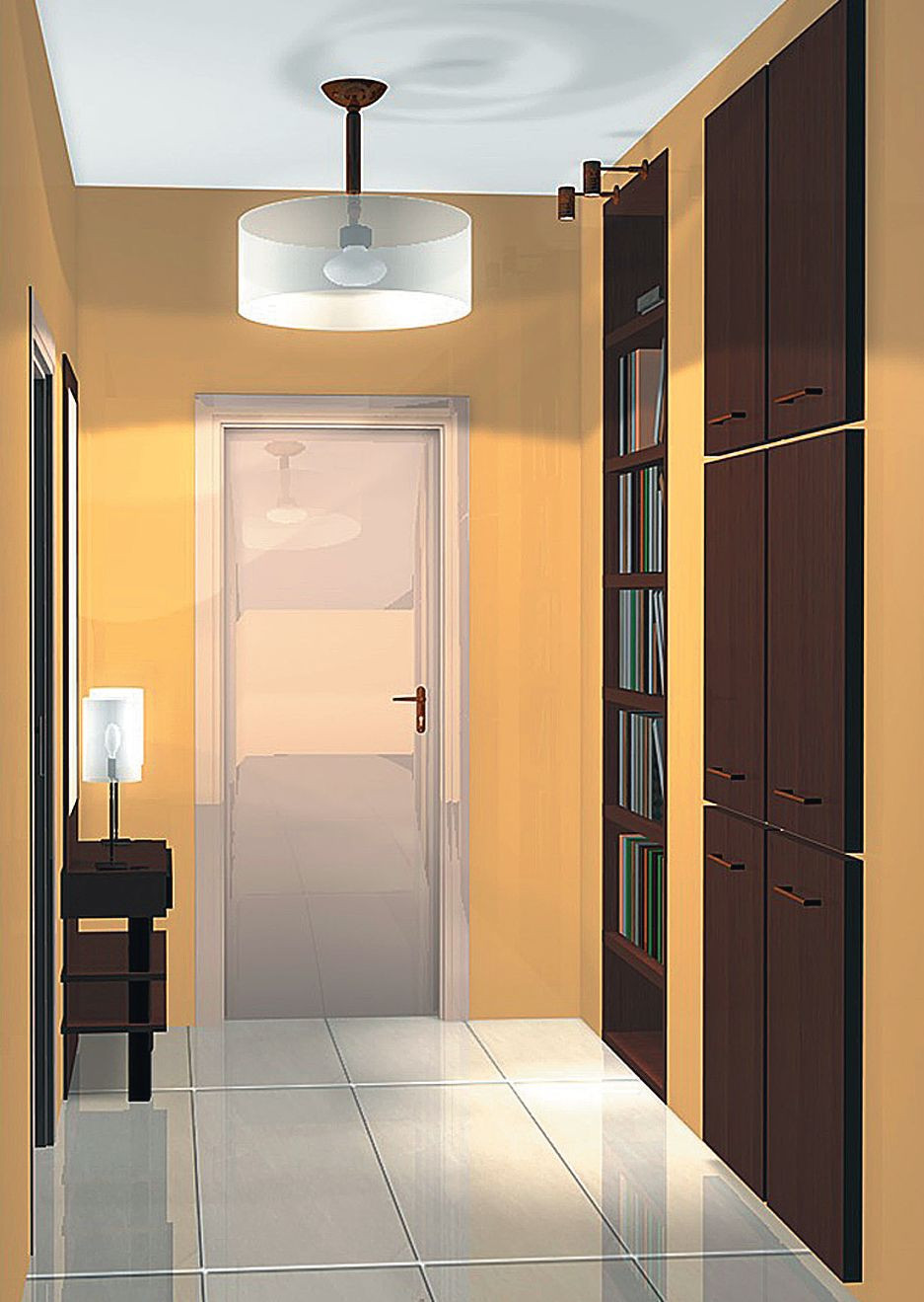 Hol z wnęką - przykładowa wizualizacja