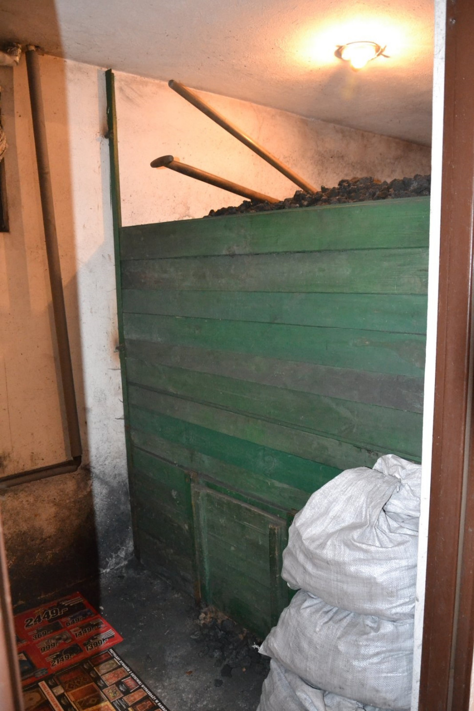 W składziku o pow. 8 m2 mieszczą się 3 tony koksu