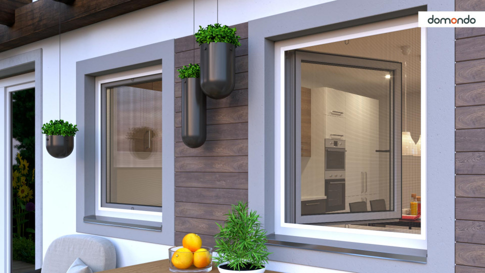 Moskitiery pozwola otworzyć okno letnim wieczorem i ochronić przed komarami. fot. domondo.pl