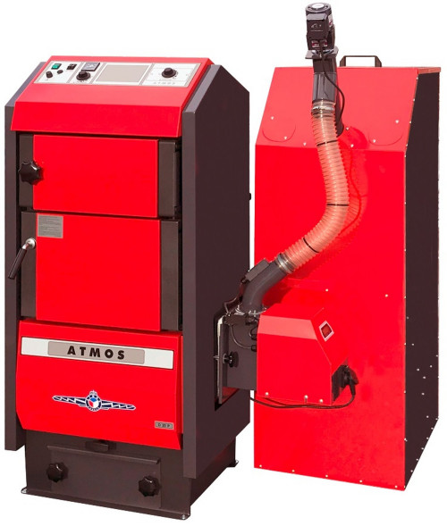 Kocioł peletowy z zasobnikiem