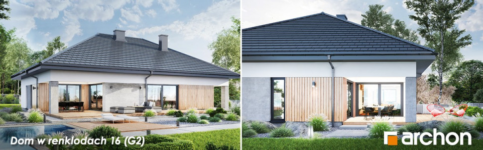Dom w renklodach 16 (G2) - elewacja