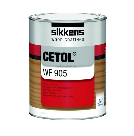 Sikkens Cetol WF 905 matowa lazurująca powłoka do konserwacji - 1 l