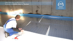 Montaż ogrzewania podłogowego w systemie KAN-therm Tacker