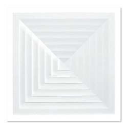 Anemostaty sufitowe HB40 w RAL 9003