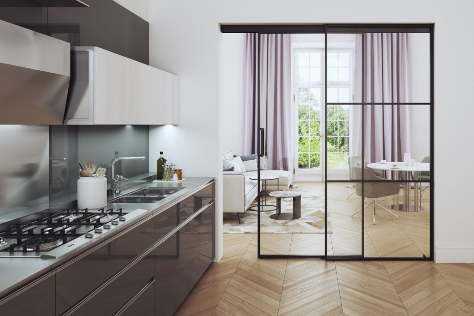 Szerokie drzwi przesuwne