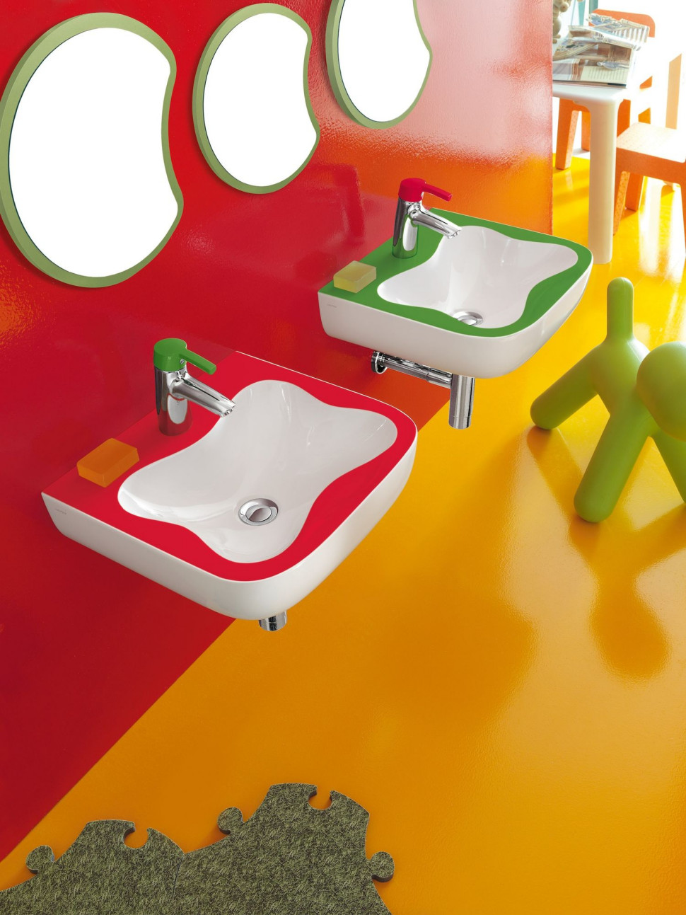 Florakids - bezpieczne i kolorowe umywalki