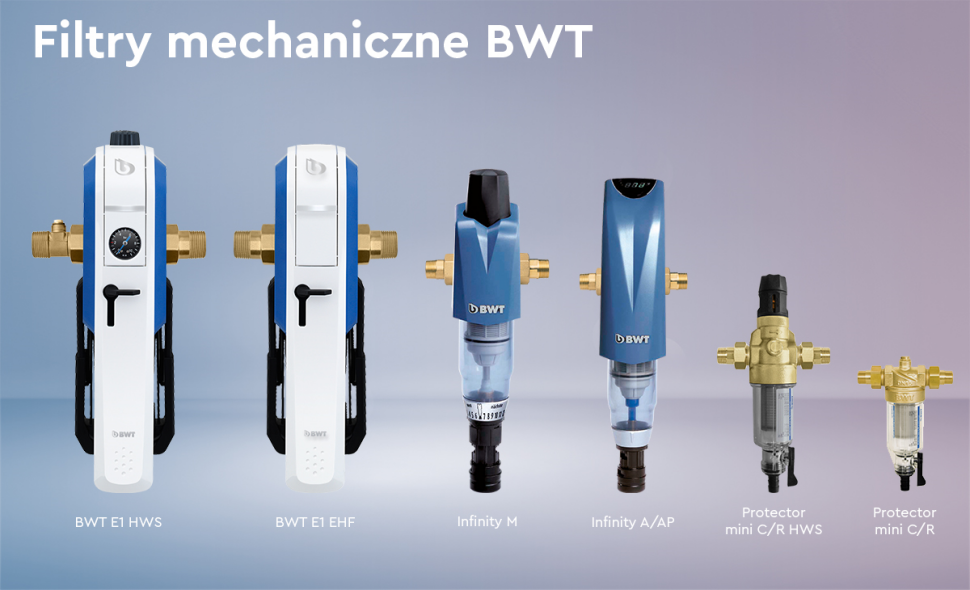 Filtry mechaniczne BWT