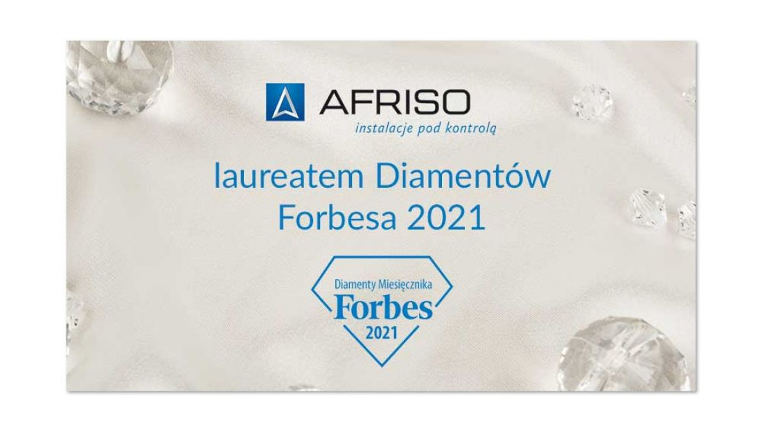 AFRISO laureatem "Diamentów Forbes 2021"