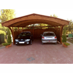 Konstrukcja wiaty garażowej dwustanowiskowej Nevada