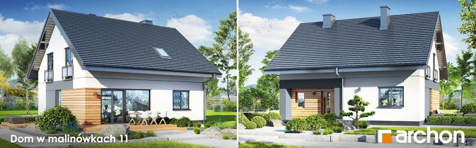 Dom w malinówkach 11 - elewacje