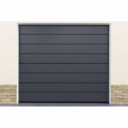Brama garażowa segmentowa HD01/STG Szary Satynowy