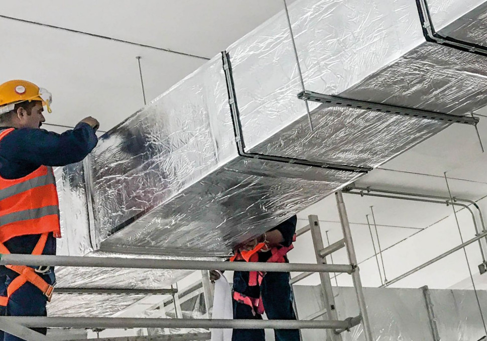 Montaż ArmaFlex® Duct Plus Alu