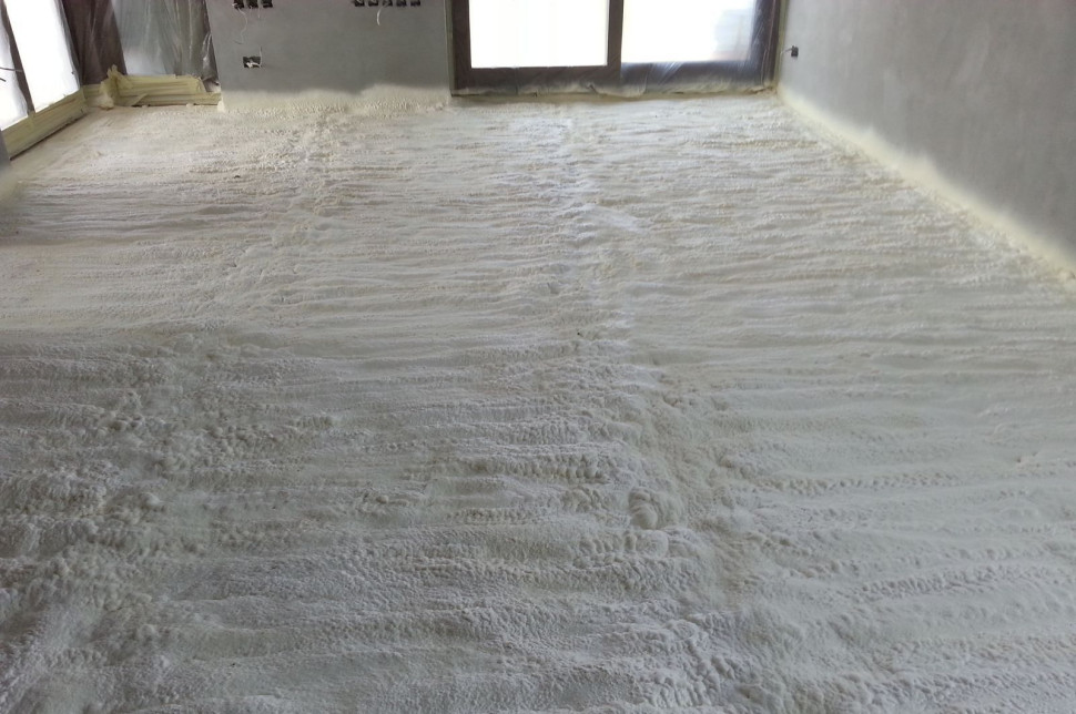 Prawidłowo ułożona pianka PUR