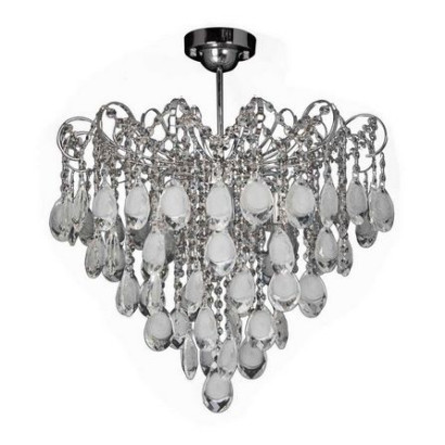 Żyrandol kryształowy ROSALIA 6x60W lampa sufitowa