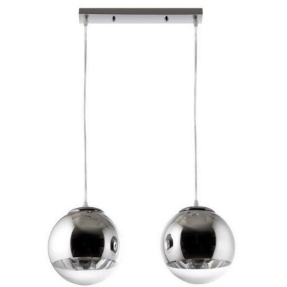 Lampa sufitowa KULA 2x60W chrom 20 cm 803/2 Ball