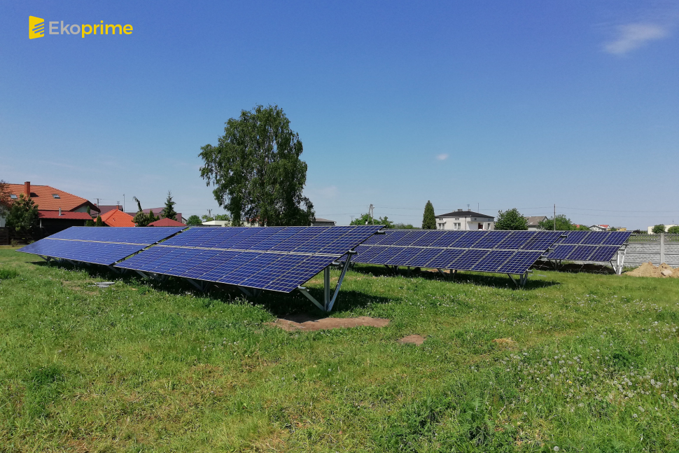 Instalacja fotowoltaiczna na stelażu, fot. Eko Prime