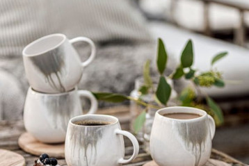 Zastawa stołowa z kamionki WAVE