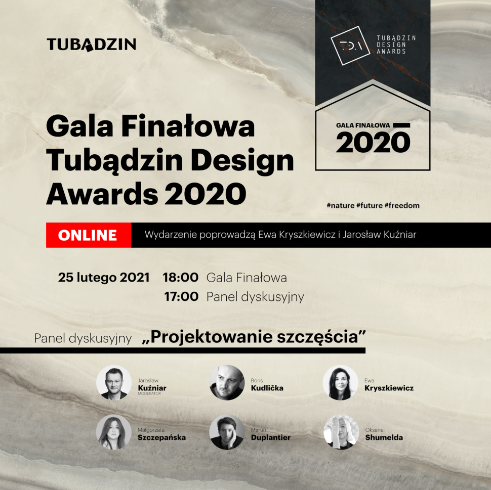 Tubądzin Design Awards - plakat