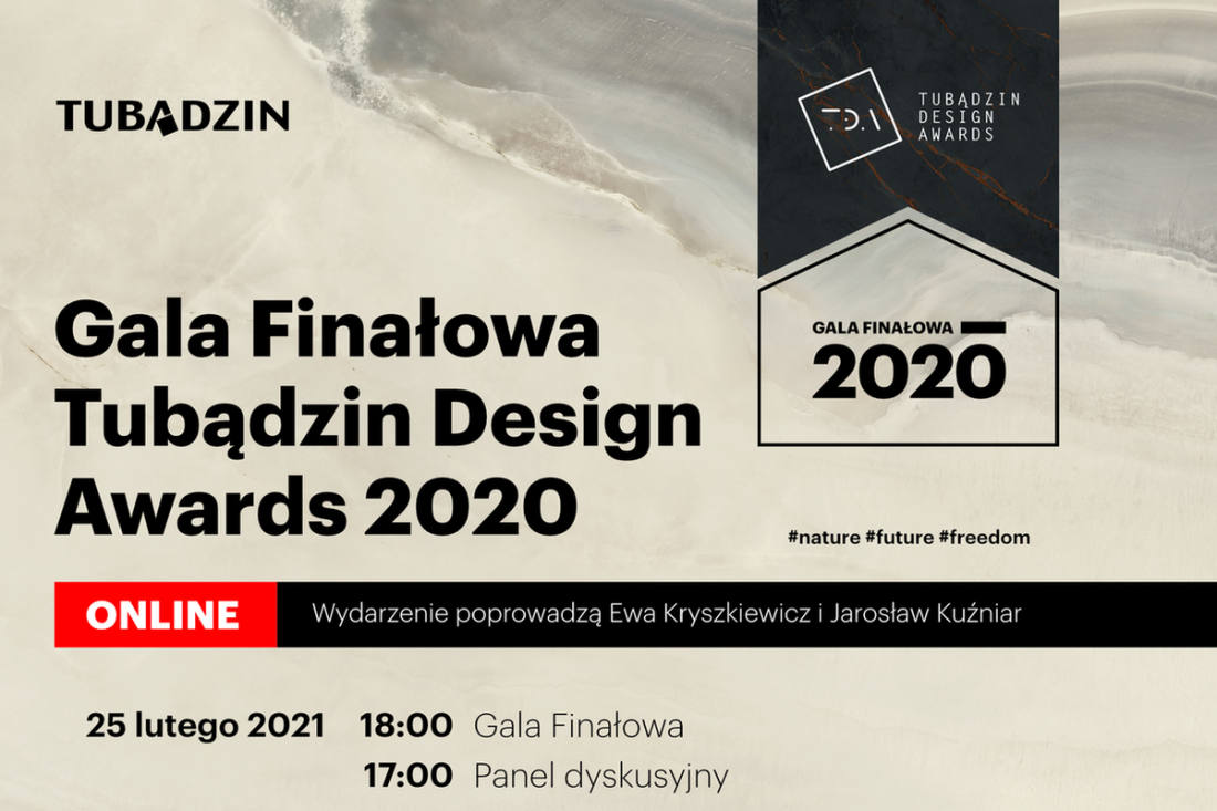 Już wkrótce gala finałowa konkursu Tubądzin Design Awards 2020!