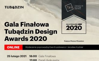 Już wkrótce gala finałowa konkursu Tubądzin Design Awards 2020!
