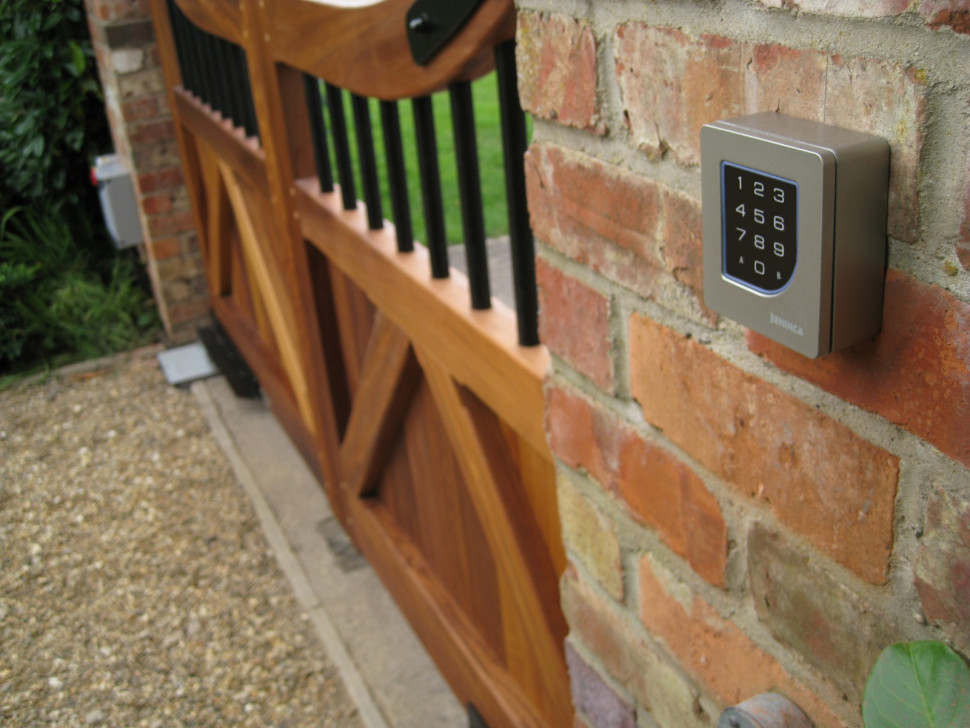 Klawiatura do otwierania bramy wjazdowej na posesję