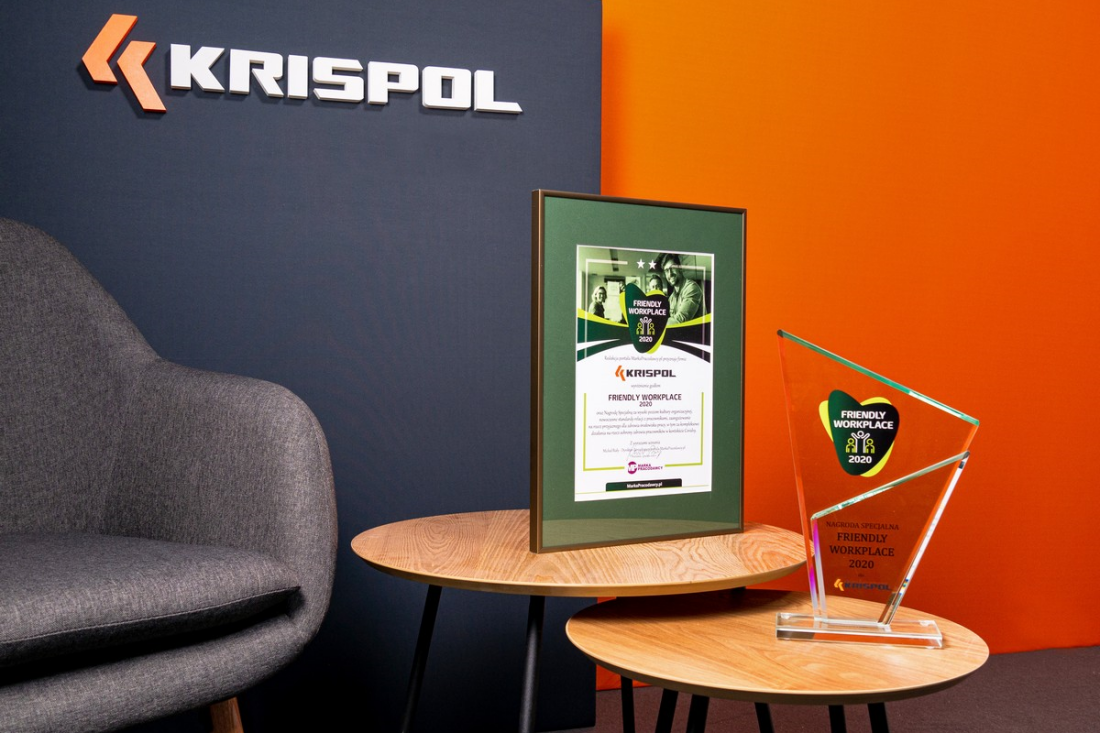 KRISPOL nagrodzony tytułem Friendly Workplace 2020