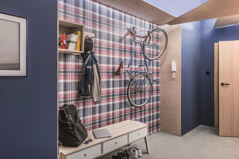 Panele drewnopochodne mogą mieć dowolny wzór, np. w kratkę