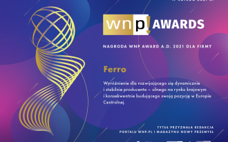 FERRO laureatem wyróżnienia WNP Award 2021