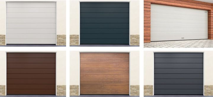 Możliwe opcje wykończenia garażowych bram segmentowych Doorhan