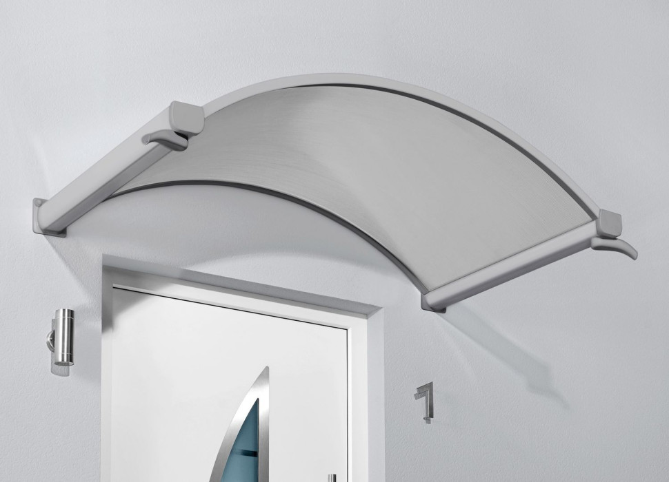 Gotowe zadaszenie drzwi wejściowych. fot. Gutta