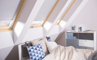 Trzyszybowe okna dachowe FAKRO