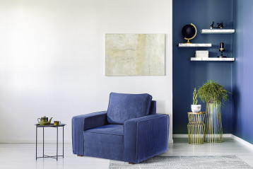 Fotel Tulpaner sztruksowy