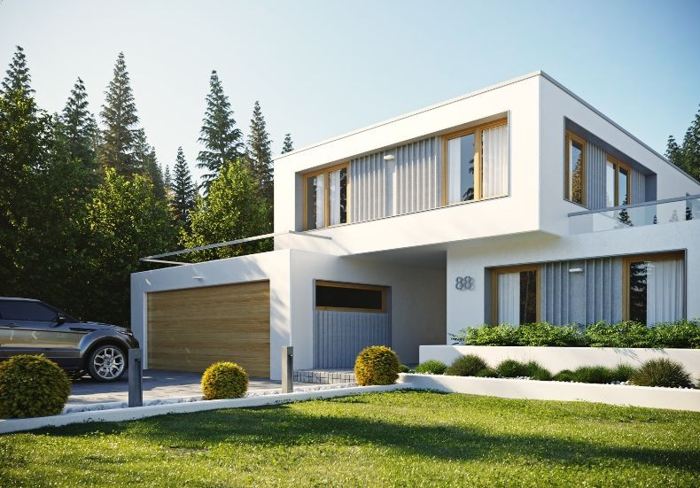 Dekedo - segmentowa brama garażowa Oknoplast