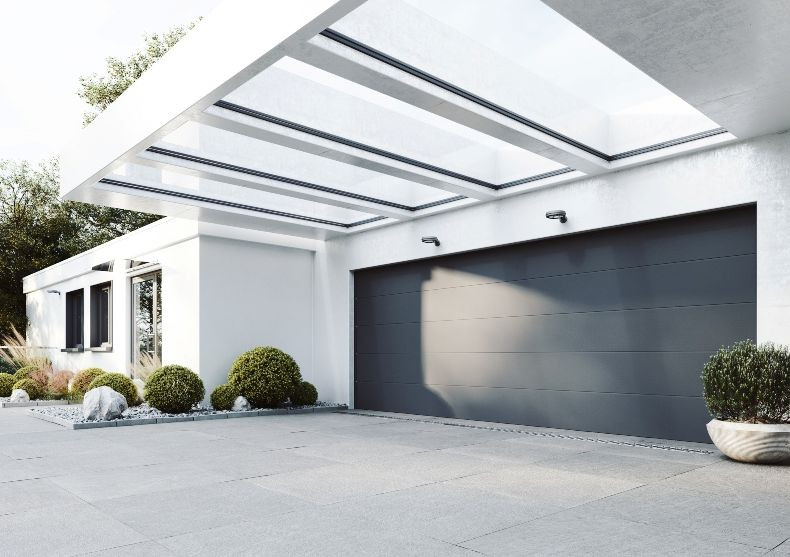 Belado - segmentowa brama garażowa Oknoplast