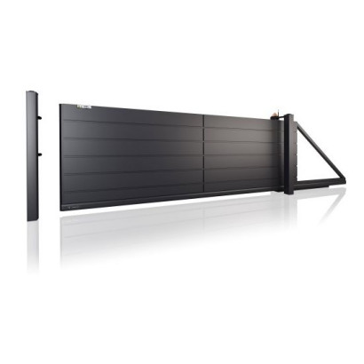 Brama wjazdowa - Przesuwna. HOME INCLUSIVE AW.10.200 (panel 250 mm)
