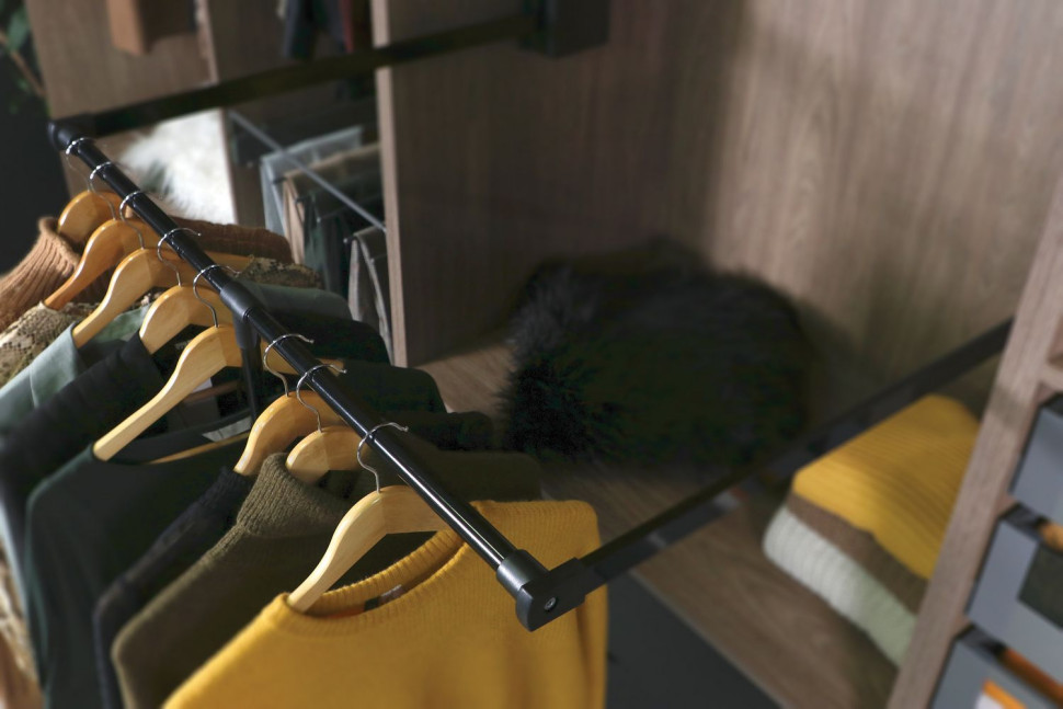 Szafa wyposażona w pantografy