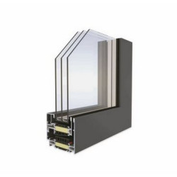 Systemy okienne aluminiowe - DDECALU 88 HIDDEN