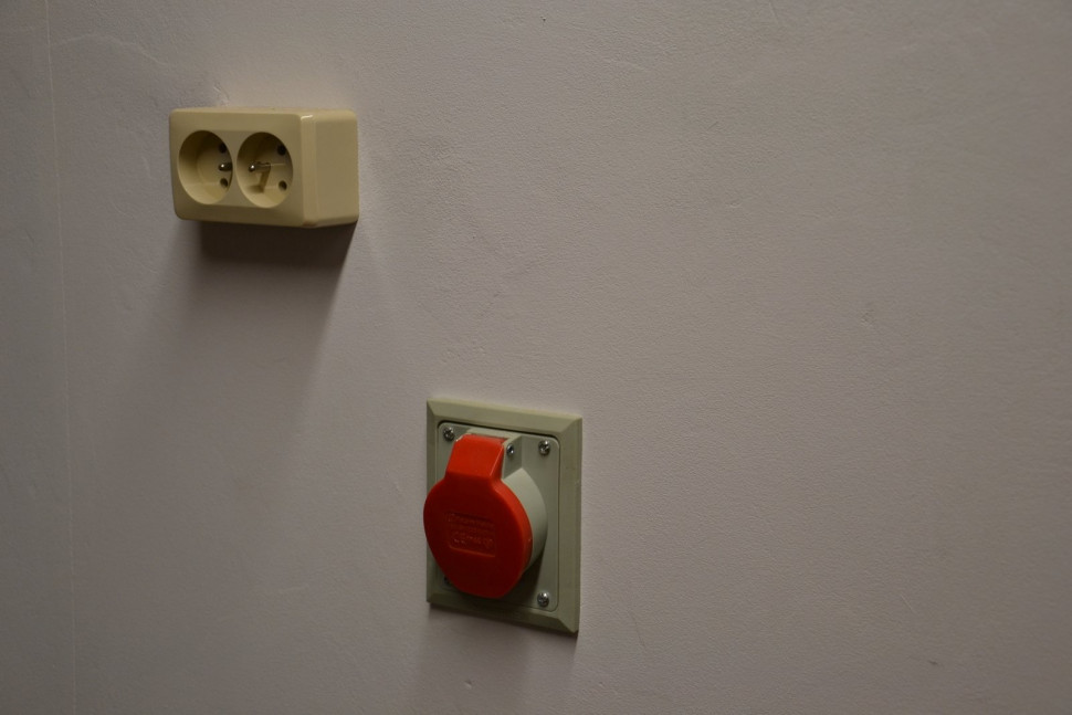 Jedno z trzech gniazd siłowych w budynku