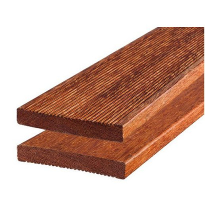 Deska Tarasowa z Drewna Egzotycznego Kempas 21x145x3960 - Wąski Ryfel