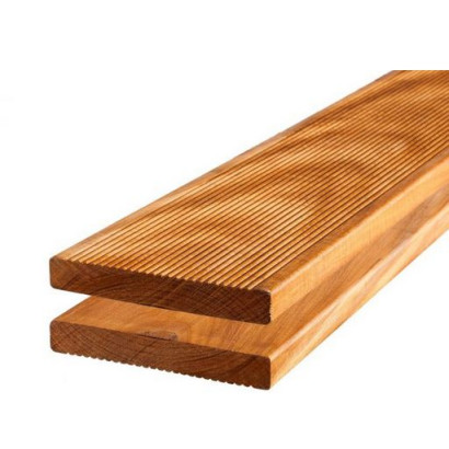 Deska Tarasowa z Drewna Egzotycznego Garapa 21x145x3650 - Wąski Ryfel