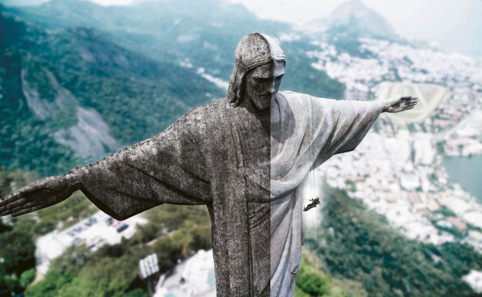 Eksperci Kärcher wyczyścili słynny pomnik Chrystusa Odkupiciela w Rio de Janeiro