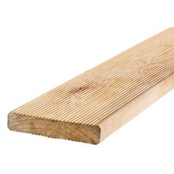 Deska Tarasowa z Drewna Iglastego Modrzew Syberyjski 24x140x2500 - 2 x Wąski Ryfel AB