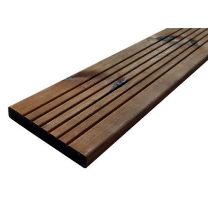 Deska Tarasowa z Drewna Iglastego Sosna Impregnowana 28x145x4000 - Szeroki Ryfel