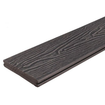 Deska Tarasowa Kompozytowa Solid Struktura 20x140x4000 Szary Ryfel wąski