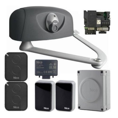 Zestaw do bramy NICE HYPPO z jednym siłownikiem do szerokich słupków