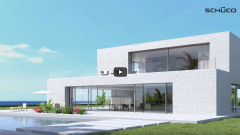 Panoramiczne drzwi przesuwne Schüco ASE 67 PD